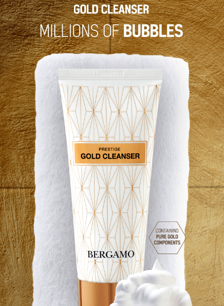 Bergamo Prestige Gold Cleanser Очищающая пенка с золотом и натуральными растительными экстрактами